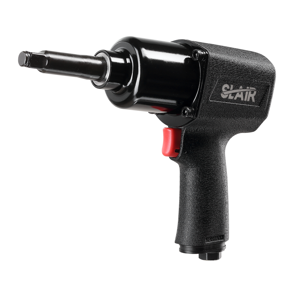  SLAIR LONG ANVIL 1/2" AIR IMPACT WRENCH- 1100 NM, TWIN HAMMER, ALUMINIUM 