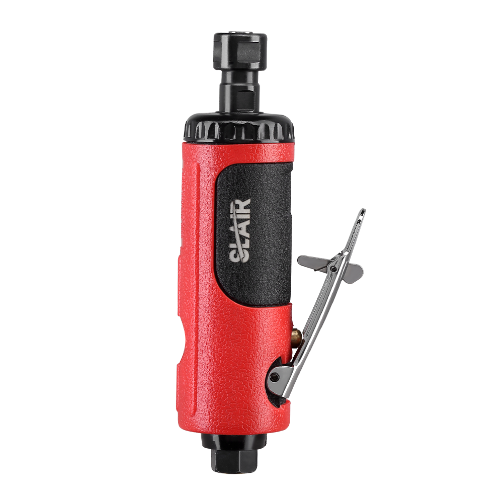  SLAIR AIR DIE GRINDER, 22000RPM, KESELAMATAN PENCETUS, ALUMINIUM DENGAN GETAH, DENGAN 1/4" 1/8" ATAU 3MM 6MM COLLET, HOS, PROFESIONAL