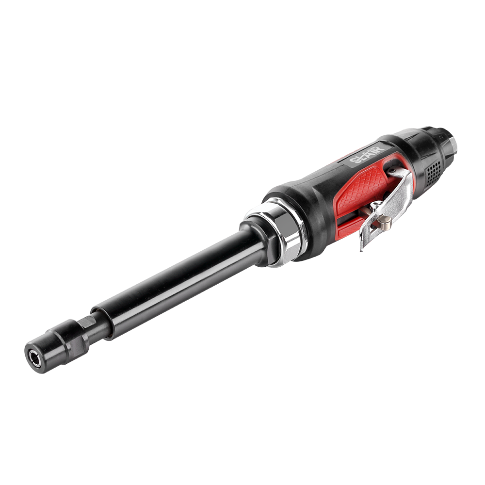  SLAIR 5" SHAFT AIR DIE GRINDER, 25000 RPM, KESELAMATAN PENCETUS, KOMPOSIT, DENGAN 1/4" 1/8" ATAU 3MM 6MM COLLET, PROFESIONAL 