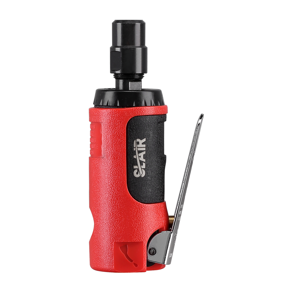  SLAIR MINI AIR DIE GRINDER, 25000RPM, ALUMINIUM DENGAN GETAH, DENGAN 1/4" 1/8" ATAU 3MM 6MM COLLET, PROFESIONAL