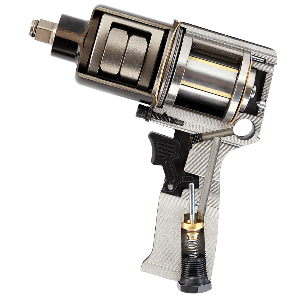  SLAIR 1/2" AIR IMPACT WRENCH- 881NM, EKZOS DEPAN, KLASIK