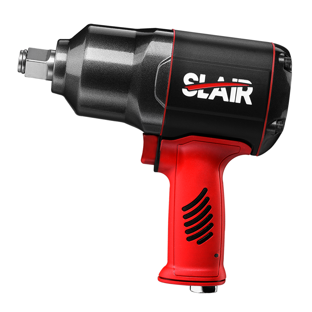    SLAIR 3/4" AIR IMPACT WRENCH- 2000 NM, TWIN HAMMER, HEAVY DUTY, COMPOSITE, REKABENTUK  