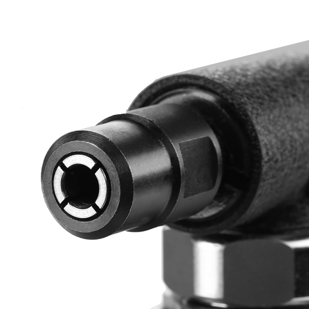  SLAIR MINI AIR ANGLE DIE GRINDER, 20000 RPM, ALUMINIUM DENGAN GETAH, DENGAN 1/4" 1/8" ATAU 3MM 6MM COLLET, PROFESIONAL 