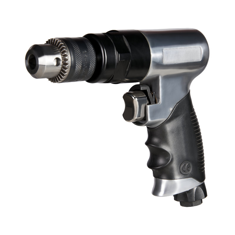  XINXING 3/8" AIR DRILL, 1600 RPM, BOLEH TERBALIK, ALUMINIUM DENGAN GETAH