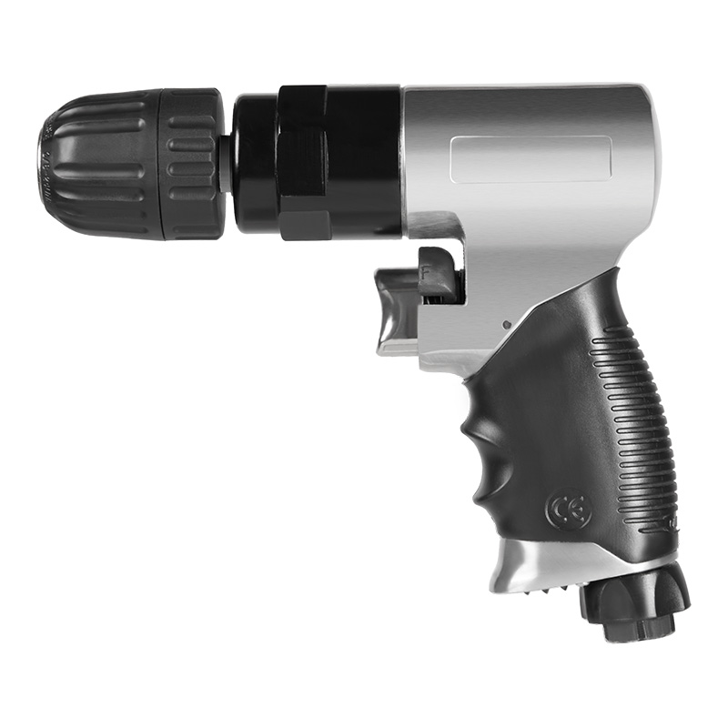  XINXING 3/8" AIR DRILL, TIDAK BOLEH TERBALIK, TANPA KUNCI, ALUMINIUM DENGAN GETAH 